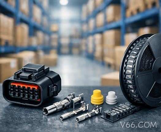 南京V66.COM电子连接器仓储中心