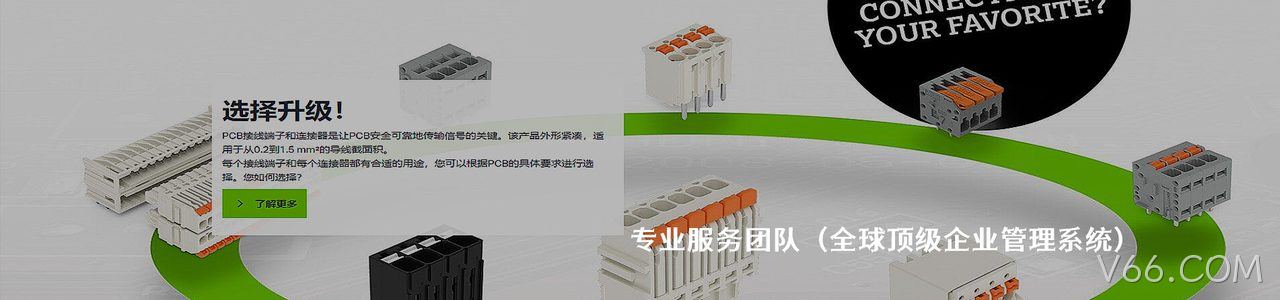 Wago 工业连接器产品线展示｜南京V66.COM电子