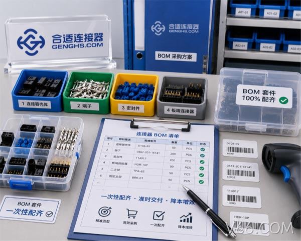 连接器BOM采购，如何提高一次性配齐效率？