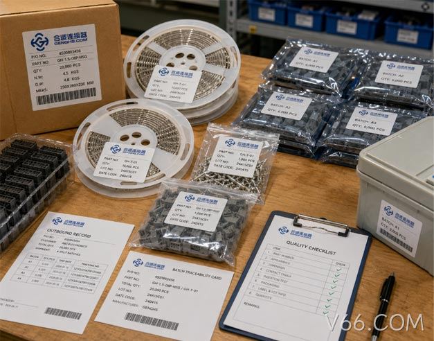 南京V66.COM电子如何通过分批交付与批次追溯保障连接器大单供应