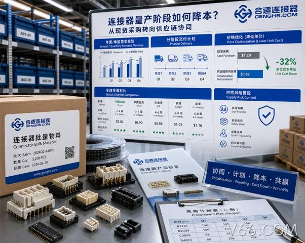 连接器量产阶段如何降本？从现货采购转向供应链协同
