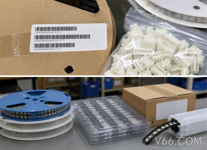连接器标签上的Lot No.、数量和包装单位怎么读？
